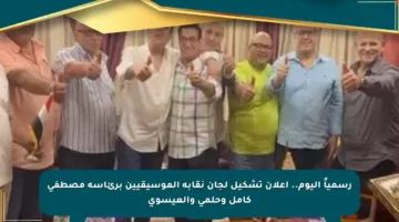 رسمياً اليوم.. إعلان تشكيل لجان نقابة الموسيقيين برئاسة مصطفى كامل وحلمي والعيسوي